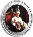 Pièce de monnaie en Cupronickel - Or 1 Dollar g 23.17 Millésime 2024 CORONATION KING CHARLES III