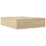 vidaXL Cadre de lit chêne sonoma 160x200 cm bois d'ingénierie
