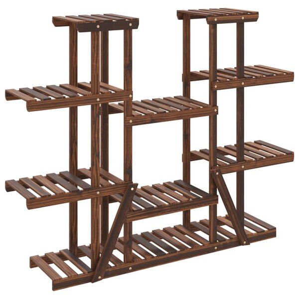 vidaXL Support à fleurs 110x25x110 5 cm bois massif de sapin