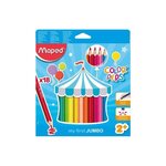 Etui de 18 - Mes Premiers Crayons de Couleur Triangulaire Jumbo MAPED