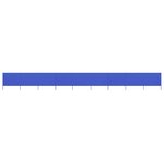 vidaXL Paravent 9 panneaux Tissu 1200 x 80 cm Bleu azuré