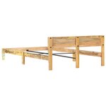 vidaXL Cadre de lit Bois de récupération massif 180x200 cm