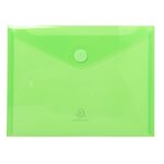 Sachet De 5 Mini Pochettes-enveloppes Polypropylène - A5 - Couleurs Assorties - X 10 - Exacompta