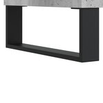vidaXL Table basse Gris béton 90x50x36 5 cm Bois d'ingénierie