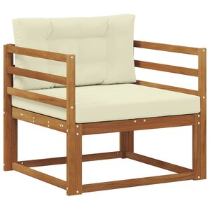 vidaXL Sofa de milieu extérieur Naturel
