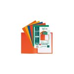 Paquet De 25 Chemises Lustro-carte 225gm2 - 24x32cm - Couleurs Assorties - X 4 - Exacompta
