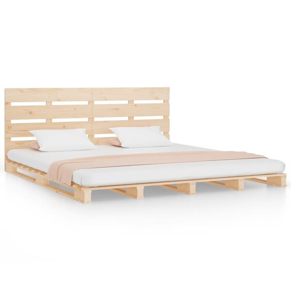 vidaXL Cadre de lit 120x200 cm bois de pin massif