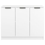 vidaXL Buffet Blanc 90 5x30x70 cm Bois d'ingénierie