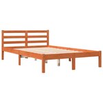 vidaXL Cadre de lit sans matelas cire marron 150x200cm bois pin massif