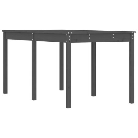 vidaXL Table de jardin gris 159 5x82 5x76 cm bois massif de pin