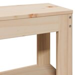 vidaXL Cadre de lit sans matelas 120x190 cm bois de pin massif