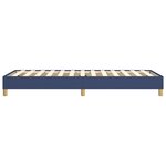 vidaXL Cadre de lit Bleu 80x200 cm Tissu