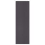 vidaXL Bibliothèque Gris 60x24x74 5 cm Bois d'ingénierie