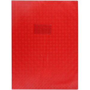 Protège-cahier PVC opaque sans rabat 18/100ème 24 x 32 cm rouge CALLIGRAPHE
