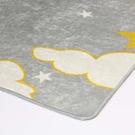 Tapis enfant NUAGE 80 x 150 cm - Gris
