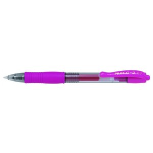 Stylo bille à encre Gel G2 07 Pointe Moyenne Rose x 12 PILOT