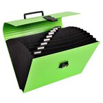 Trieur Valisette Avec Poignée 12 Compartiments Iderama - A4 - Couleurs Assorties - X 4 - Exacompta