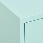 vidaXL Armoire de rangement Vert menthe 80x35x101 5 cm Acier