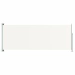 vidaXL Auvent latéral rétractable de patio 117x300 cm Crème