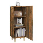 vidaXL Buffet Chêne fumé 34 5x34x90 cm Bois d'ingénierie