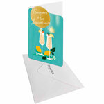 Carte de Vœux Thème Anniversaire Party Time - Plusieurs Styles - Trinquons à ton anniversaire - Draeger
