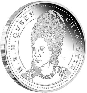 Monnaie QUEEN CHARLOTTE Bridgerton 1/2 Oz Argent 50 Cents Australia 2026
