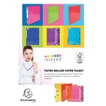 Classeur A4 4 anneaux 30mm Iderama - Jaune EXACOMPTA