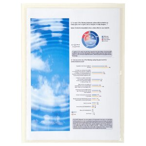 Sachet De 10 Pochettes Adhésives Pvc Lisse 14/100e - A4 - Cristal - Exacompta