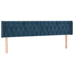vidaXL Sommier à lattes de lit et matelas Bleu foncé 200x200cm Velours