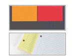 Bloc-notes International 'NOTEPAD' A4+ 160 pages 90g Ligné Perforé Jaune OXFORD