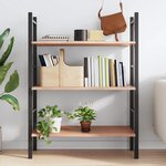 vidaXL Étagère murale marron clair 100x50x2cm bois chêne massif traité