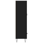 vidaXL Buffet haut noir 69 5x31x115 cm bois d'ingénierie
