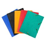 Chemise À Élastique 3 Rabats Scotten 425g/m2 - Pocket 12x16cm - Couleurs Assorties - X 25 - Exacompta