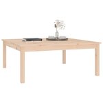 vidaXL Table basse 100x100x40 cm Bois massif de pin