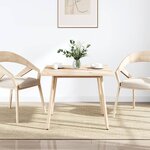 vidaXL Dessus de table 80x80x2 5 cm bois de pin massif