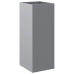 vidaXL Jardinière argenté 32x29x75 cm acier galvanisé