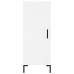 vidaXL Buffet haut Blanc 34 5x34x180 cm Bois d'ingénierie