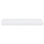 vidaXL Matelas en mousse blanc 100x210 cm dureté H2 H3