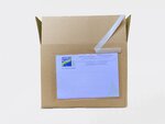 1000 Pochettes plastique adhésives document ci-inclus – 235x175mm