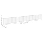 vidaXL Mur en gabion avec couvercles Acier galvanisé 900x30x100 cm
