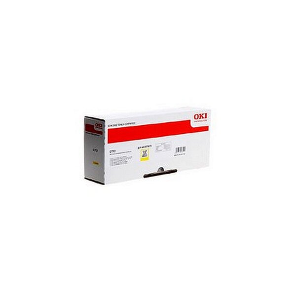 Oki c712 toner jaune 46507613