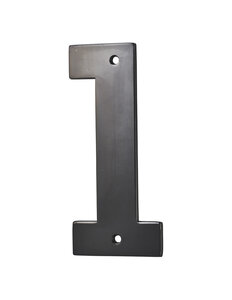 THIRARD - Chiffre 1  à visser  alliage  H.80mm  noir
