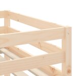 vidaXL Lit mezzanine enfants échelle 90x200 cm bois pin massif