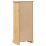 vidaXL Armoire de salle de bain Corona 45x33x110 cm bois de pin massif