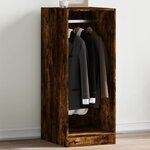 vidaXL Garde-robe chêne fumé 48x41x102 cm bois d'ingénierie