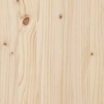 vidaXL Banc de jardin avec table 2 places bois de pin massif