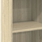 vidaXL Buffet haut chêne sonoma 45x41x124 cm bois d'ingénierie