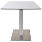 Pied de table carré inox pour plateau rond jusqu'à 800 -  bolero -  - inox 430x430x720mm