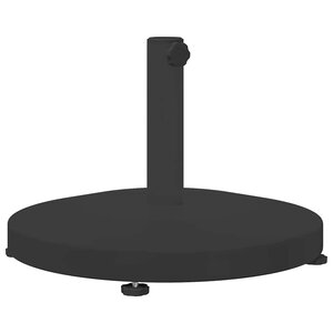 vidaXL Base de parasol extérieur Noir 48 x 48 x 32 cm Acier béton