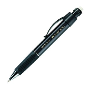 porte-mine GRIP PLUS 1307, noir métallique, 0,7mm FABER-CASTELL